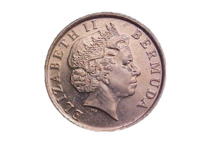 2005 Bermuda 25 Cents Elizabeth II KM# 110 - Nice High Grade Coin