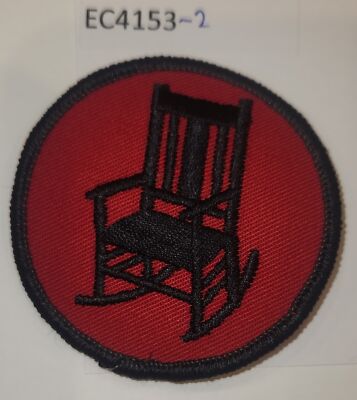 Boy Scout Patrol Medallion Adult Rocking Chair
