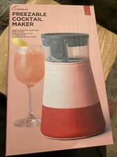 Williams Sonoma x Rabbit Kitchenware Freezable Cocktail Maker 32 ounces Pink NEW