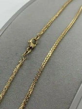 9ct Yellow Gold 2mm Diamond Cut Spiga Chain 28" / 70cm Neck Chain (GFSP40)