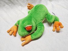 Aurora Rain Forest Red Eyed Green Frog 13" Plush Soft Toy Stuffed Animal