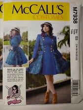 Coat Costume Cosplay Yaya Han Plus Size 14 16 18 20 22 McCalls 7938 Uncut