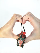 Missile Toad / Mistletoe Christmas Tree Ornament - Articulated MissileToad !