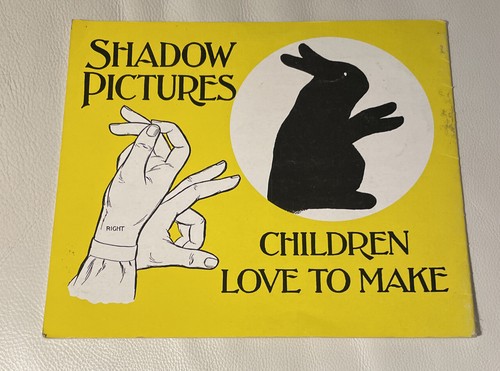 Vintage 1984 Shadow Pictures Children Love to Make Instruction Art Kit Shackman - Picture 2 of 5
