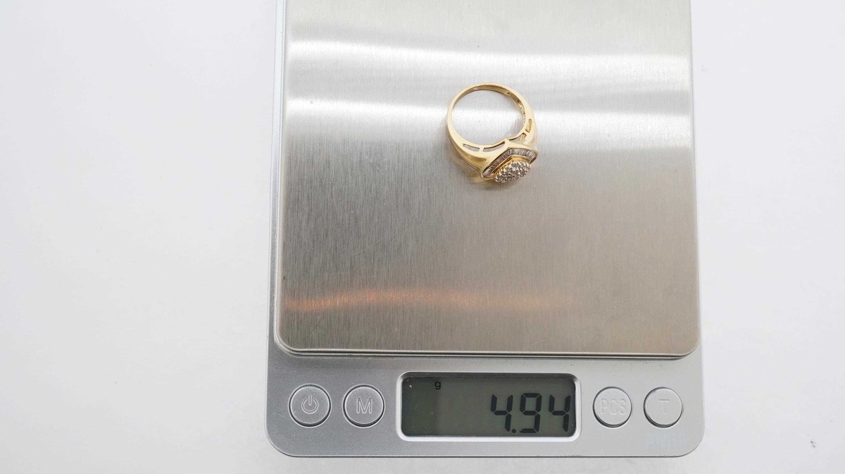 14K Yellow Gold Diamond Heart Ring #25778B | eBay 14K Yellow Gold Diamond Heart Ring #25778B | eBay