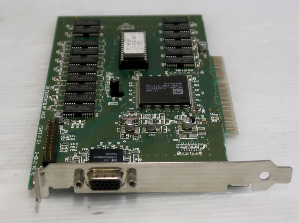 ATI Mach64, VRAM 2MB, PCI, VGA, ATI 109-33100-10, WORKING VINTAGE CARD - Image 2 of 4