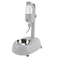 Pet Automatic Water Feeder Standing Water Dispenser Bowl, 500ml Detachable Ad...