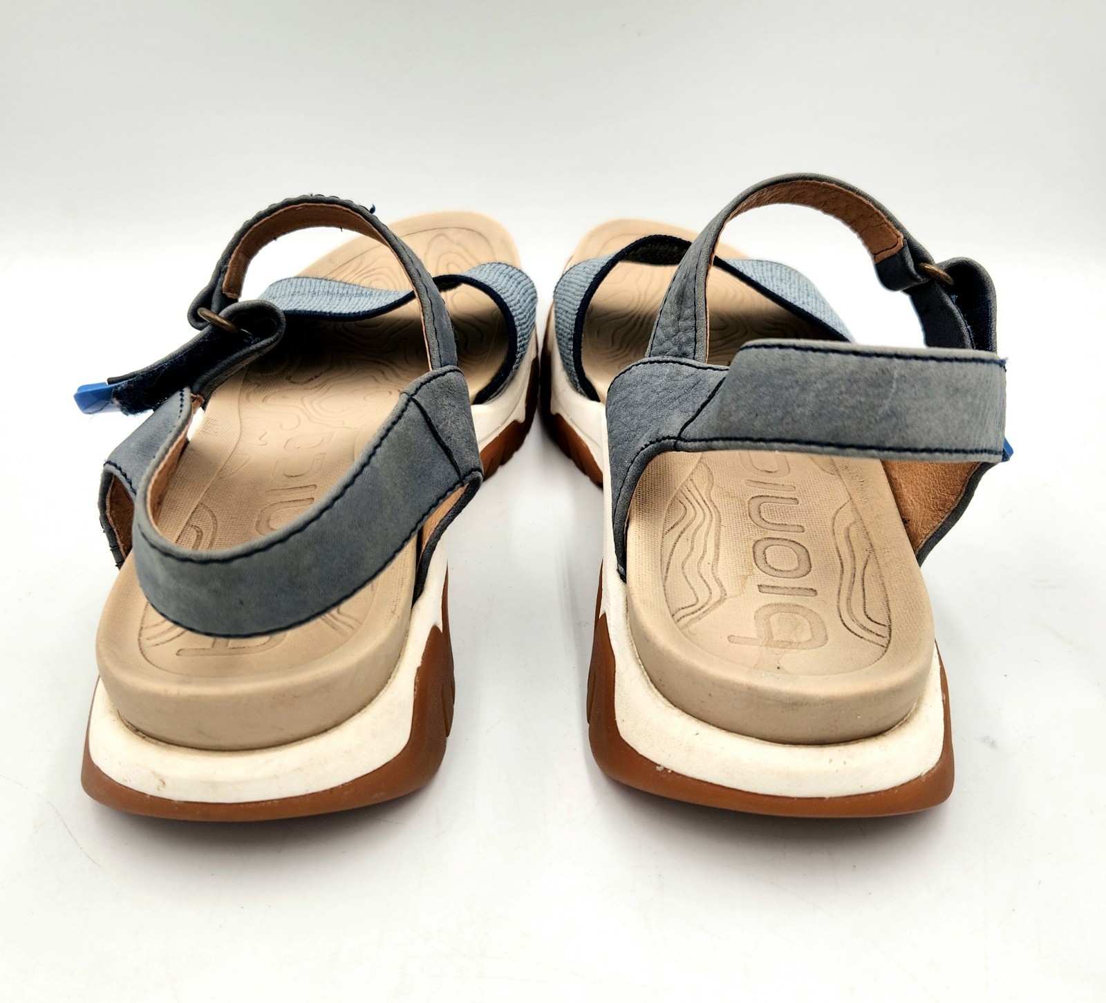 APL Sandali Bionica Nacola Sport Comfort Pelle Blu Donna 8 5 Cinturino Regolabile