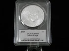 2019 AMERICAN SILVER EAGLE PCGS MS69 Donald Trump Label