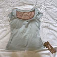 OGL Women s mint green  Ribbed Knit Scoop Nec...