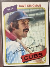 1980 Topps - Dave Kingman #240 Chicago Cubs