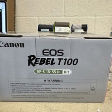 Canon EOS Rebel T100 18 MP Digital SLR Camera - Black