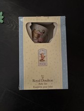 Vintage 1981 Royal Doulton Bunnykins Childrens 2 Pc Set Bowl Two handled Cup Mug