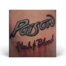 POISON - FLESH & BLOOD (LP) (COLOURED VINYL)