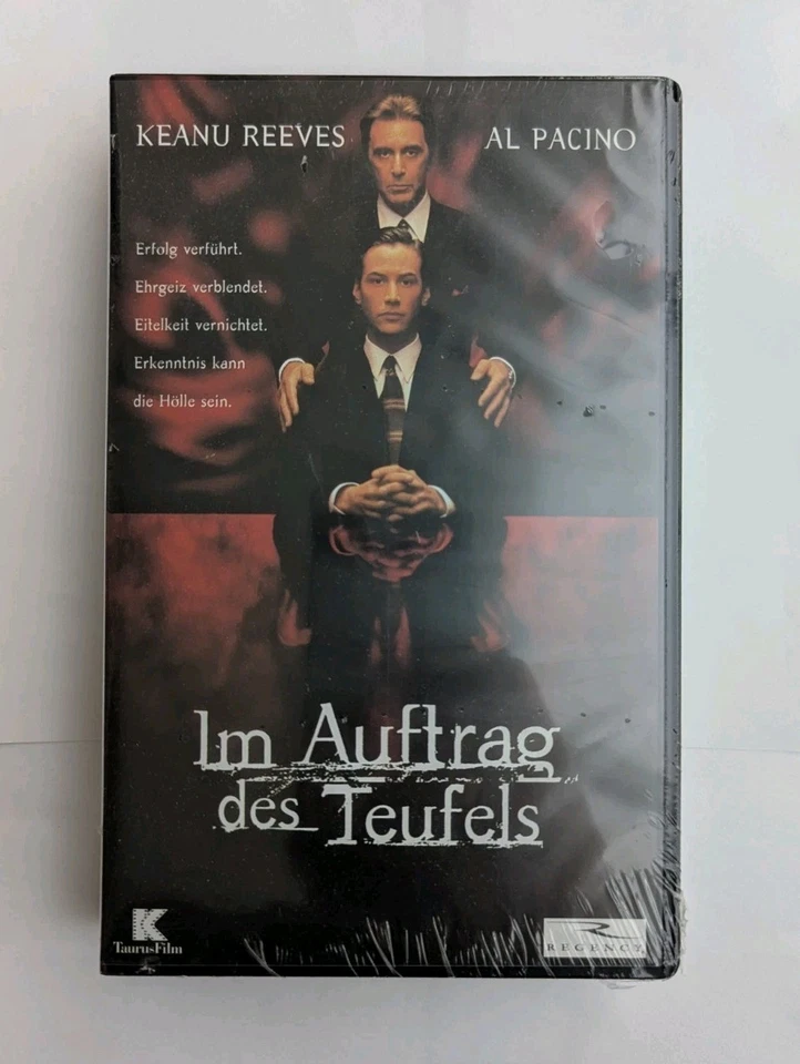 Im Auftrag des Teufels VHS Keanu Reeves und Al Pacino Sealed Ovp  - Bild 1 von 3