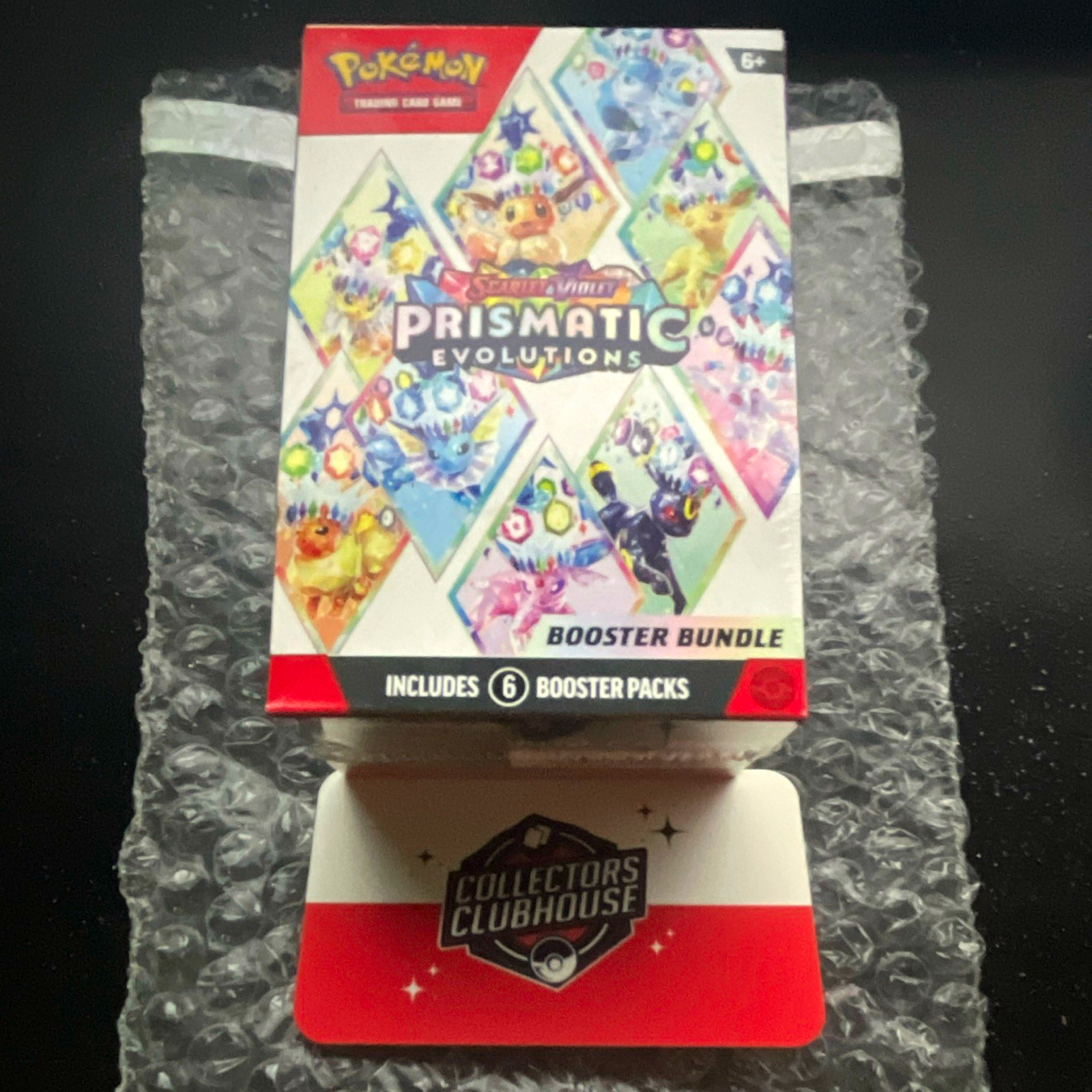 Nintendo Pokémon TCG Prismatic Evolutions Booster Bundle 6 Packs English Eevee