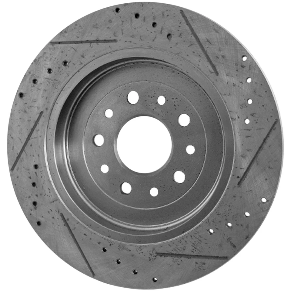 Rear Brake Disc Rotors and Pads Kit for Ford Taurus Explorer Flex Lincoln MKT - Image 4 of 4