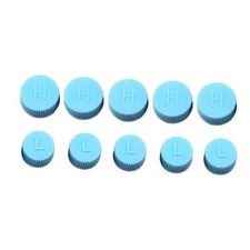 10 Pair Car A/C Valve Core Caps, R134a Vehicle Air Conditioner System High 
