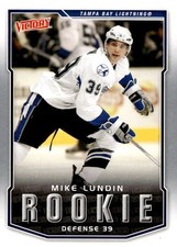 2007-08 Upper Deck Victory Rookie Mike Lundin #327