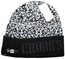 Crooks & Castles New Era Knit Beanie Black/Wh...