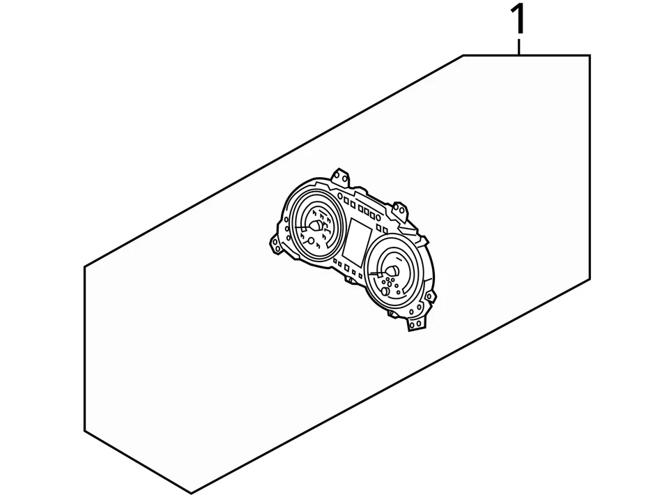 Cuadro de instrumentos velocímetro Hyundai Elantra 2017-2018 indicadores VODCS Foto 4 de 4