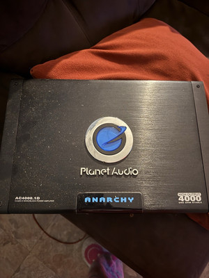Planet Audio Anarchy AC4000.1D Class D Mono Car Amplifier, RMS 500W+