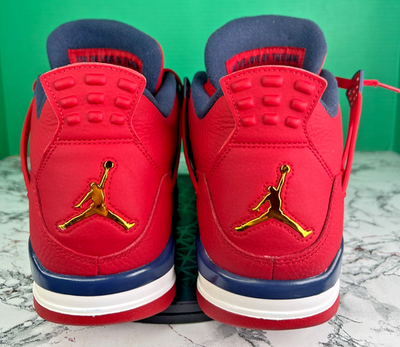 Jordan 4 Retro SE FIBA 2019 Men's Size 14 Gym Red Obsidian White
