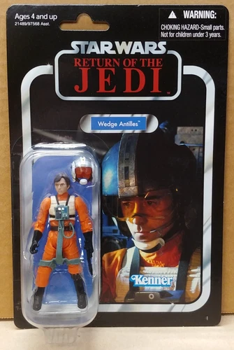 Star Wars VC28 Wedge Antilles 1st Card Back Malaysia The Vintage Collection 2010
