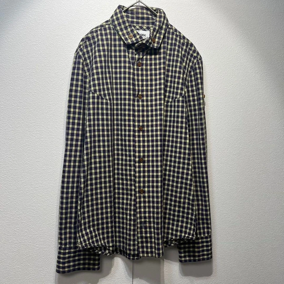 Camisa masculina vintage Vivienne Westwood MAN design listrado orbe 44 - Imagem 2 de 4