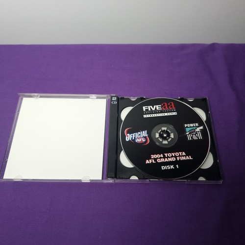 Rare AFL FiveAA 2004 Grand Final Port Power Football Radio Broadcast CD 2 Disc - Picture 2 of 4