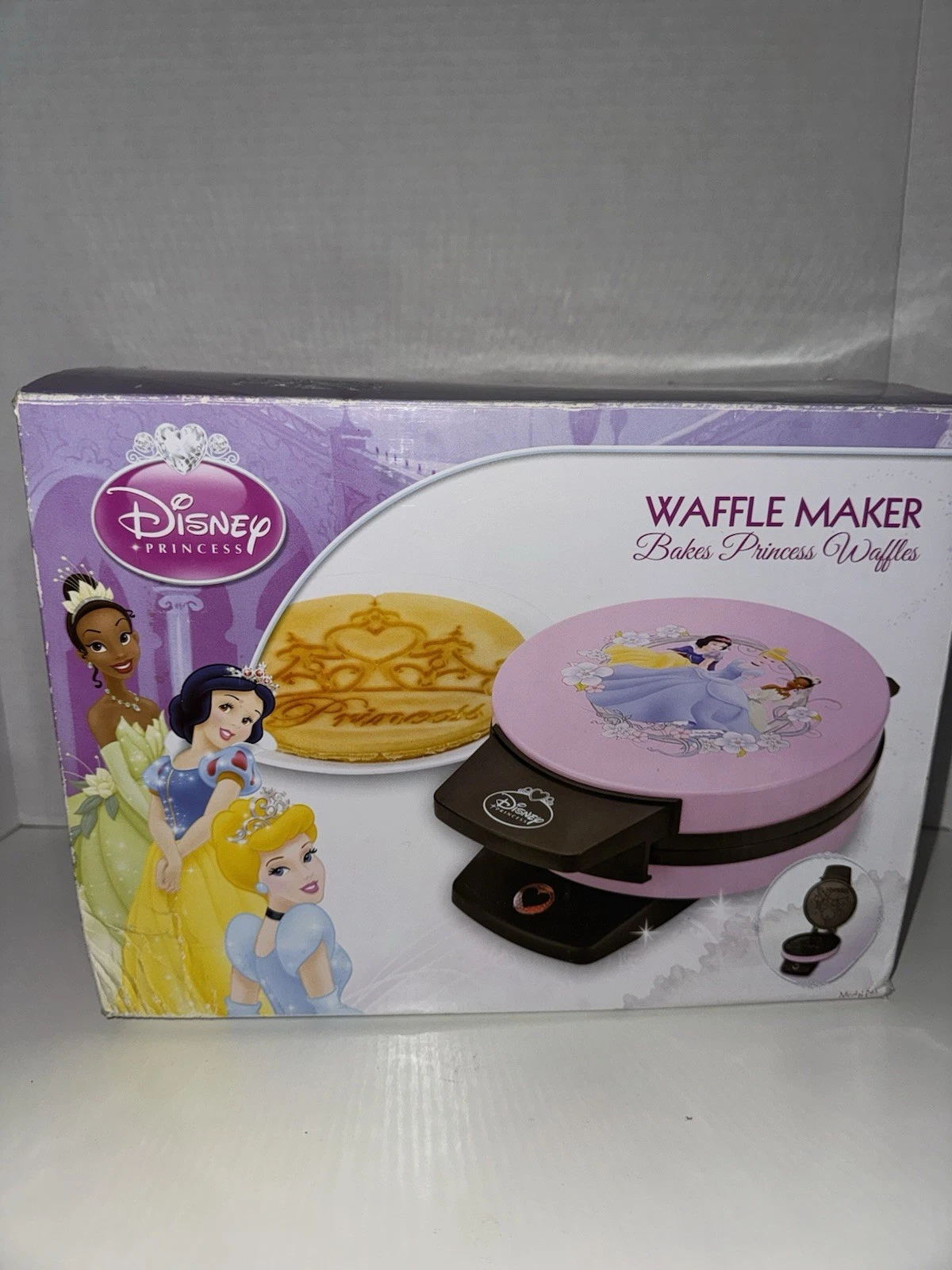 Vintage Villaware Disney DP-1 Princess Waffle Maker, Pink