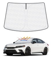 Windshield Sun Shade Custom Fit for Honda Civic 2022-2025 2026, Sunshade for Civ