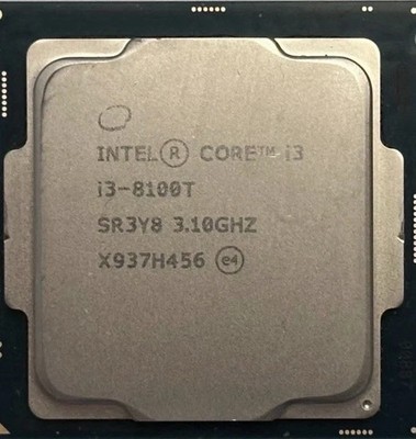Intel Core i3-8100T 3.1 GHz Socket LGA 1151 Quad Core Processor