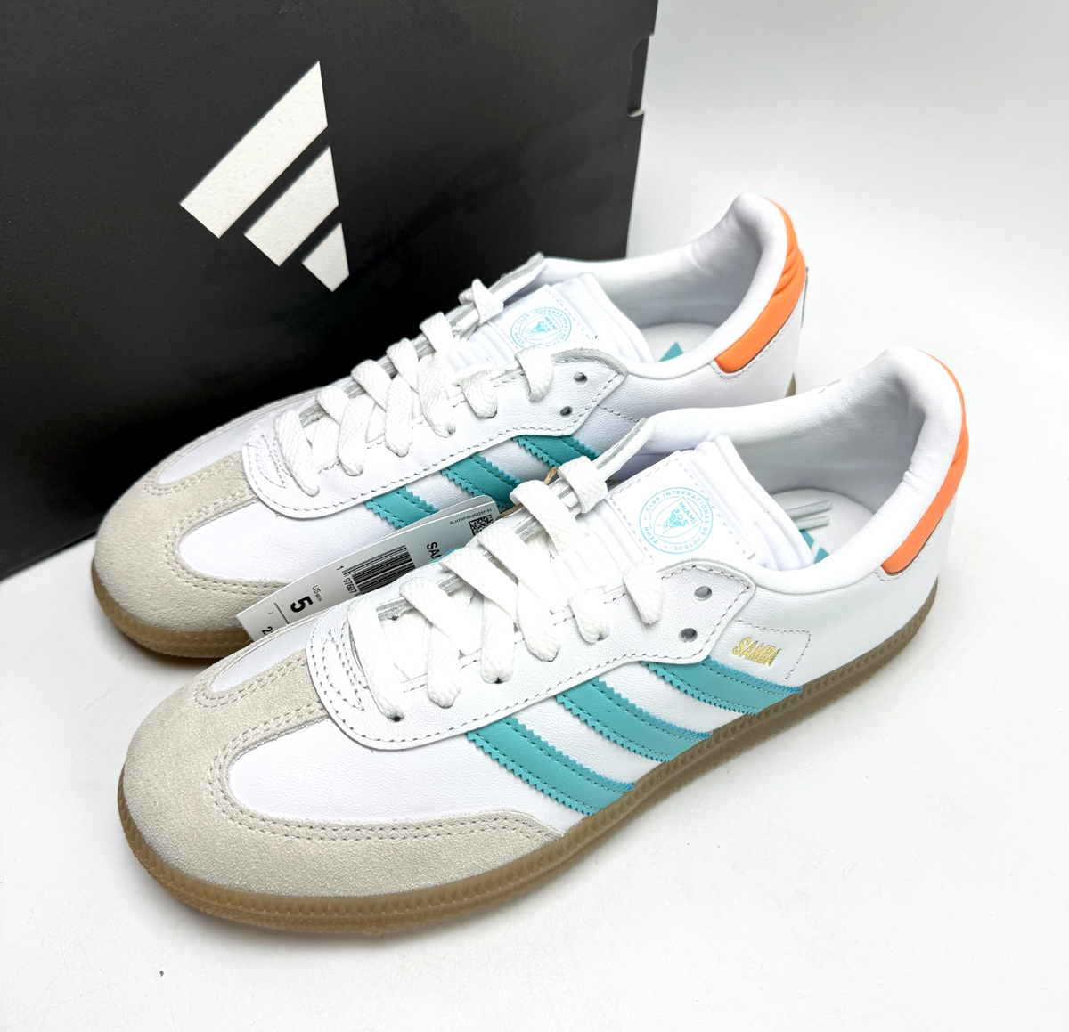 Size 7 - Inter Miami x adidas Samba Third Kit for sale online | eBay