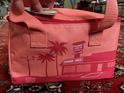 Trader Joe s Mini pfirsichfarbene Isoliertasche 1,5 Gallonen   UK Verkäufer Lunchpaket