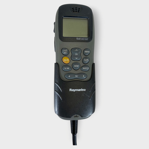 Raymarine RAY240 E42001 Marine VHF Handset - Tested - NEW CABLE - Bild 3 von 8