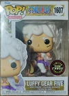 Funko Pop! One Piece Luffy Gear Five CHASE Glow #1607 with POP Protector
