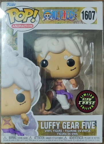 Funko Pop! One Piece Luffy Gear Five CHASE Glow #1607 with POP Protector
