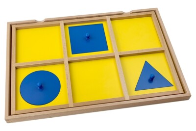 Geometric Demonstration Tray - IFIT MONTESSORI SENSORIAL MATERIAL
