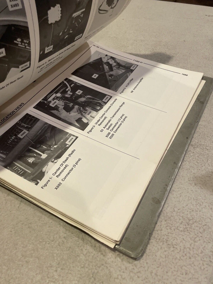 BMW 735i 1988 735iL 750iL (E32) manual eléctrico de solución de problemas OEM  Foto 4 de 4