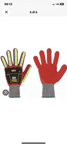 2 PAIA GUANTI DA LAVORO ANSELL RINGERS® R068 Taglia L (10) SUPER OFFERTA!!! - Imagen 6 de 6