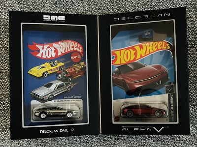 HOT WHEELS RLC 2023 DELOREAN DMC-12 & ALPHA5 COLLECTOR SET | eBay