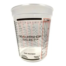 Paint Mixing Cups, Disposable, Solvent Resistant, Quart Size, Qty 100