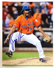 Jenrry Mejia Auto Signed 8x10 Photo New York Mets MLB Baseball Domenican