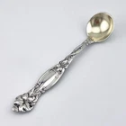 Frontenac by International Sterling Silver Salt Spoon Gold Washed 2 1/2" No Mono