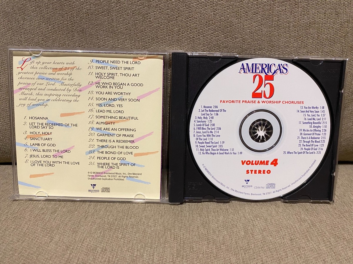 【中古】 America’s 25 Favorite Praise ＆ Worship Choruses， Vol． 4 America’s25Fa America's 25 Favorite Praise & Worship Choruses, Vol. 4 by