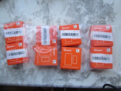 (8) SONOFF SNZB-04 Zigbee Wireless Window  & Door Sensors White SHIPS FROM USA!