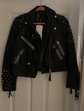 Zara Leather Jacket Medium