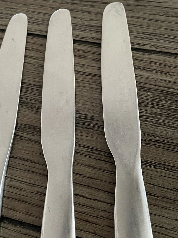"5 cuchillos de cena modernos de acero inoxidable macizo IKEA IKE8 9 1/4"" Foto 3 de 4