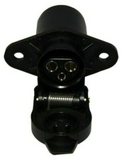 Steckdose 3 Polig / 6-24V Kunststoffgeh&auml;use Landmaschinen NFZ Trecker Traktor